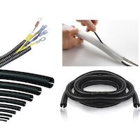 Kablo Tesisat Gizleme Düzenleme Spiral Yarıklı Hortum 10mm 1metre Kablo Tesisat Gizleme Düzenleme Spiral Yarıklı Hortum 10mm 1metre