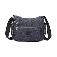 Smart Bags Orta Boy Çok Cepli Su Geçirmez Krınkıl Kumaş Kadın Omuz Çantası Puantiye Siyah Smart Bags Orta Boy Çok Cepli Su Geçirmez Krınkıl Kumaş Kadın Omuz Çantası Puantiye Siyah