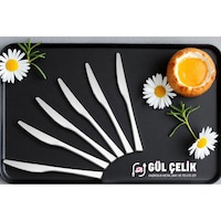 Yemek Bıçağı 12 Parça 12 Kişilik 18/0 Kalite 3 Mm Kalınlık Paslanmaz Çelik Yemek Bıçağı 12 Parça 12 Kişilik 18/0 Kalite 3 Mm Kalınlık Paslanmaz Çelik