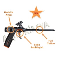 Somafix Poliüretan Köpük Tabancası Tetik Sabitleyicili Sfx5473 Somafix Poliüretan Köpük Tabancası Tetik Sabitleyicili Sfx5473