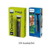 Philips QP2724/10 Oneblade Yüz Şekillendirici + BG1024 Banyo Vücut Tıraş Makinesi Philips QP2724/10 Oneblade Yüz Şekillendirici + BG1024 Banyo Vücut Tıraş Makinesi