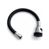 Oynar Başlıklı Spiral Esnek 2 Fonksiyonlu Lavabo & Mutfak Musluk Ucu Siyah Renkli Musluk Başlığı Oynar Başlıklı Spiral Esnek 2 Fonksiyonlu Lavabo & Mutfak Musluk Ucu Siyah Renkli Musluk Başlığı