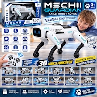 Mechi Yapay Zeka Robot Köpek 30 Fonksiyonlu 2.4ghz Kumandalı Akıllı Sesli Hareketli Robot Köpek Mechi Yapay Zeka Robot Köpek 30 Fonksiyonlu 2.4ghz Kumandalı Akıllı Sesli Hareketli Robot Köpek