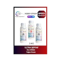 3 Kg Hobi Epoksi Speed/ Hızlı Kuruma/ Şeffaf Epoksi Reçine Ince D 3 Kg Hobi Epoksi Speed/ Hızlı Kuruma/ Şeffaf Epoksi Reçine Ince D