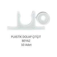 Plastik Pvc Sineklik Kapı Çıtçıtı Tutucu 10 Adet Beyaz Plastik Pvc Sineklik Kapı Çıtçıtı Tutucu 10 Adet Beyaz