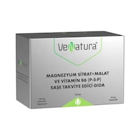 Venatura Magnezyum Sitrat + Malat Ve Vitamin B6 P-5-p 30 Saşe Venatura Magnezyum Sitrat + Malat Ve Vitamin B6 P-5-p 30 Saşe