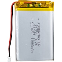 Powermaster 3.7 Volt 1000 Mah Lityum Polimer Şarjlı Pil 5x34x50 Mm Akıllı Saat Kulaklık Pili Powermaster 3.7 Volt 1000 Mah Lityum Polimer Şarjlı Pil 5x34x50 Mm Akıllı Saat Kulaklık Pili