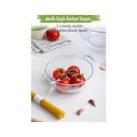 Akrilik Şeffaf Mini Pirinç Süzgeçi & Bakliyat Süzgeçi 3 Su Bardağı Ölçülü Çok Renkli Akrilik Şeffaf Mini Pirinç Süzgeçi & Bakliyat Süzgeçi 3 Su Bardağı Ölçülü Çok Renkli