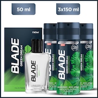 Blade Green Dream Erkek Parfüm EDT 70 ML + Green Dream Erkek Sprey Deodorant 3 x 150 ML Blade Green Dream Erkek Parfüm EDT 70 ML + Green Dream Erkek Sprey Deodorant 3 x 150 ML