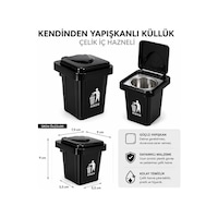 3b Trend Kendinden Yapışkanlı Duvar Tipi Küllük Çelik İç Hazneli Balkon Mutfak Duvara Monte Küllük 3b Trend Kendinden Yapışkanlı Duvar Tipi Küllük Çelik İç Hazneli Balkon Mutfak Duvara Monte Küllük