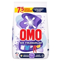 Omo Matik Toz Çamaşır Deterjanı Sık Yıkananlar Beyaz Ve Renkliler İçin 7.5 Kg 50 Yıkama Omo Matik Toz Çamaşır Deterjanı Sık Yıkananlar Beyaz Ve Renkliler İçin 7.5 Kg 50 Yıkama