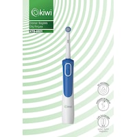 Kiwi Ktb-6021 Döner Başlıklı Plak Giderici Pilli Diş Fırçası Beyaz Kiwi Ktb-6021 Döner Başlıklı Plak Giderici Pilli Diş Fırçası Beyaz