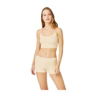 Cottonhill Ten Basic Lazer Kesim Dikişsiz Kadın Boxer Külot Ten Ten Rengi Cottonhill Ten Basic Lazer Kesim Dikişsiz Kadın Boxer Külot Ten Ten Rengi