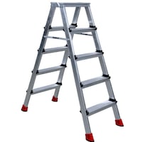 5+5 Çift Çıkışlı Premium Alüminyum Merdiven 50x20 Çok Amaçlı/pratik/kolay 108cm 