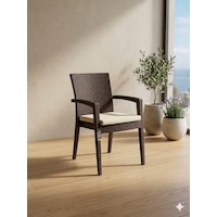 Novussi Paris Rattan Koltuk Minderli 4'lü Paket Kahverengi Novussi Paris Rattan Koltuk Minderli 4'lü Paket Kahverengi