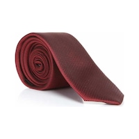 Gaffy Bordo Slim Fit Düz Renk Dokuma Kravat / DDK-19 Bordo Gaffy Bordo Slim Fit Düz Renk Dokuma Kravat / DDK-19 Bordo