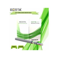 Besta Cat6 305 Metre Cat 6 Kablo 23 Awg Ip Kamera Kablosu Besta Cat6 305 Metre Cat 6 Kablo 23 Awg Ip Kamera Kablosu