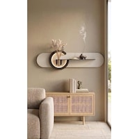 Antoryum Dekoratif Duvar Rafı Led Işıklı Ahşap İskandinav Tarzı Büyük Boy Modern Salon Duvar Rafı Çiçeklik 38x135 Cm Paris Grisi - Ahşap Ceviz Antoryum Dekoratif Duvar Rafı Led Işıklı Ahşap İskandinav Tarzı Büyük Boy Modern Salon Duvar Rafı Çiçeklik 38x135 Cm Paris Grisi - Ahşap Ceviz