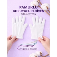 Angeles Yaşam %100 Pamuklu Egzema Eldiveni Angeles Yaşam %100 Pamuklu Egzema Eldiveni