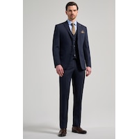İmza Koyu Lacivert Kendinden Desenli 2 Düğme Classic Esnek Slim Fit Takım Elbise 1001250156 Koyu Lacivert İmza Koyu Lacivert Kendinden Desenli 2 Düğme Classic Esnek Slim Fit Takım Elbise 1001250156 Koyu Lacivert