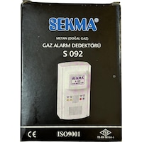Sekma Doğal Gaz Metan Alarm Dedektörü S-092 Sekma Doğal Gaz Metan Alarm Dedektörü S-092