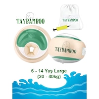 Taybamboo Classıcs Yuvarlak Üç Hava Odalı Yüzme Yardımcısı Kolluk - Yeşil - Large 6-14 Yaş 19-40kg Taybamboo Classıcs Yuvarlak Üç Hava Odalı Yüzme Yardımcısı Kolluk - Yeşil - Large 6-14 Yaş 19-40kg