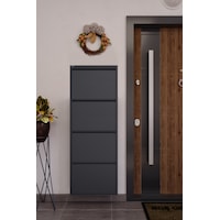 Ceha 4'lü Metal Ayakkabılık - Antrasit K.AYK-4 /AB7024 Ceha 4'lü Metal Ayakkabılık - Antrasit K.AYK-4 /AB7024