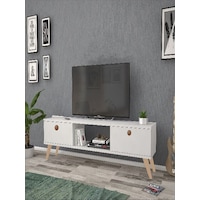 Mbes Mobilya Eda Beyaz 140 Cm Tv Ünitesi Mbes Mobilya Eda Beyaz 140 Cm Tv Ünitesi