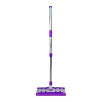 Teleskopik Mandallı Mikrofiber Sihirli Mop Mor Teleskopik Mandallı Mikrofiber Sihirli Mop Mor