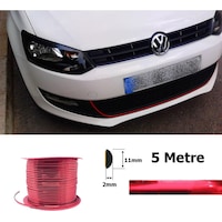 Kırmızı Renk Nikelaj Şerit Bant Çıta 5 Mm 3 Metre Parlaka Kırmızı Renk Nikelaj Şerit Bant Çıta 5 Mm 3 Metre Parlaka