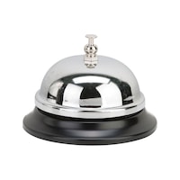 Çelik Gümüş Renkli Modern Tasarım Ve Metal Aksamlı Resepsiyon Zili Çelik Gümüş Renkli Modern Tasarım Ve Metal Aksamlı Resepsiyon Zili