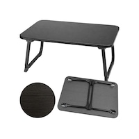 Sunup Sn-29692 Katlanabilir Laptop Masası Ve Yatak Koltuk Üzeri Tepsisi Siyah 60x40cm