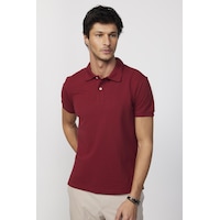 Tudors Erkek Slim Fit Dar Kesim Pamuklu Yumuşak Dokulu Serin Tutan Kumaş Düz Pike Bordo Polo Yaka Tişört-30770-Bordo Tudors Erkek Slim Fit Dar Kesim Pamuklu Yumuşak Dokulu Serin Tutan Kumaş Düz Pike Bordo Polo Yaka Tişört-30770-Bordo