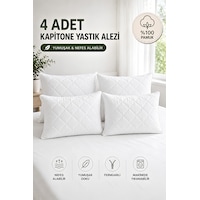 Formeya Pamukkale Alez Kapitone Yastık Koruyucu 4'lü %100 Pamuk 50X70 Formeya Pamukkale Alez Kapitone Yastık Koruyucu 4'lü %100 Pamuk 50X70