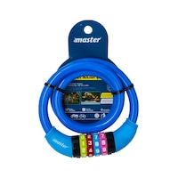 Master 500950 Şifreli Bisiklet Kilidi 12mm X 80cm Çok Renkli Master 500950 Şifreli Bisiklet Kilidi 12mm X 80cm Çok Renkli