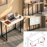 FahrettinKüçük 3290 Work Katlanır Çalışma Masası Beyaz FahrettinKüçük 3290 Work Katlanır Çalışma Masası Beyaz