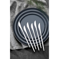 Onon Aris 6 Adet Pasta Bıçak Takımı Onon Aris 6 Adet Pasta Bıçak Takımı