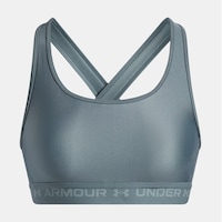 Under Armour Crossback Mid Bra Kadın Bustiyer 1361034-587 Mavi Under Armour Crossback Mid Bra Kadın Bustiyer 1361034-587 Mavi