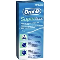 Oral-B Super Floss Diş İpi 50'li Oral-B Super Floss Diş İpi 50'li