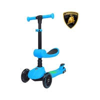 Lisanslı L5 2in1 Katlanabilir Oturaklı Işıklı 3 Tekerlekli Çocuk Scooter Mavi Lisanslı L5 2in1 Katlanabilir Oturaklı Işıklı 3 Tekerlekli Çocuk Scooter Mavi