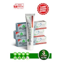 Organicadent Üçlü Koruma Doğal Diş Macunu 105gr 75ml 3 Adet Beyazlatma Organicadent Üçlü Koruma Doğal Diş Macunu 105gr 75ml 3 Adet Beyazlatma