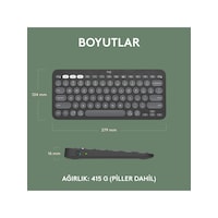 K380s Pebble Keys 2 Çoklu Cihaz Özellikli Bluetooth İngilizce Q K380s Pebble Keys 2 Çoklu Cihaz Özellikli Bluetooth İngilizce Q