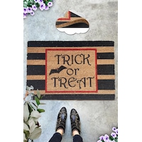 Coco Trick or Treat 40x60cm KIL Paspas,Dekoratif Çok Amaçlı Iç ve Dış Kapı Paspası Coco Trick or Treat 40x60cm KIL Paspas,Dekoratif Çok Amaçlı Iç ve Dış Kapı Paspası