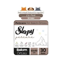 Sleepy Kedi Ve Köpek Kullanımına Uygun Çiş Pedi Yatak Koruyucu 60x90cm Diğer