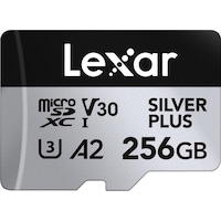 Lexar 256 GB Silver Plus 205 MB/S 4K V30 UHSI Micro SD Hafıza Kartı Lexar 256 GB Silver Plus 205 MB/S 4K V30 UHSI Micro SD Hafıza Kartı