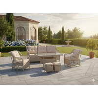 3+1+1 Bahçe Ve Balkon Takımı Masali Krem/cappuccino Krem 3+1+1 Bahçe Ve Balkon Takımı Masali Krem/cappuccino Krem