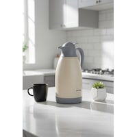 Bernardo Grandio Çelik Termos Krem 2 Litre Krem Bernardo Grandio Çelik Termos Krem 2 Litre Krem
