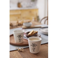 Kütahya Porselen Palmiye 2 Parça Mug Bardak 80794 Çok Renkli Kütahya Porselen Palmiye 2 Parça Mug Bardak 80794 Çok Renkli