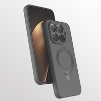 Xiaomi 15t Pro Kılıf M-safe Şarj Özellikli Standlı Kapak Samara Gri Xiaomi 15t Pro Kılıf M-safe Şarj Özellikli Standlı Kapak Samara Gri