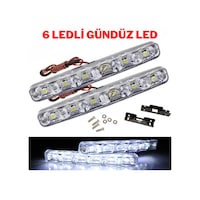 Mercekli 6 Ledli Beyaz Drl Gündüz Ledi 12v Sis Lambası Ledi Off Road Sis 12v Mercekli 6 Ledli Beyaz Drl Gündüz Ledi 12v Sis Lambası Ledi Off Road Sis 12v